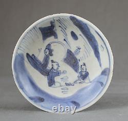 Blue Chrysanthemum Chinese Shipwreck Porcelain Saucer Dish Kangxi c1660