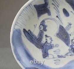 Blue Chrysanthemum Chinese Shipwreck Porcelain Saucer Dish Kangxi c1660