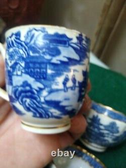C. 18th Chinese. Or English Blue & White Porcelain X 3 Pieces All Vgc
