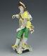 C1900s Kpm Porcelain Figurine Of Gentleman In Yellow Coat Handpainted