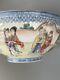 Chinese Antique Famille Rosr Porcelain Eggshell Bowl 18.5cm Wide 132g Weight