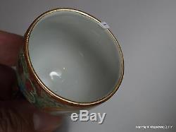 CHINESE ARMORIAL EGG CUP ORMISTON ROSE CANTON figures Export vase plate