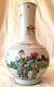 Chinese Famille Verte Bottle Vase Poss Kangxi (1662-1722) Probably 20th Century