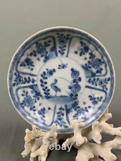 Ca Mau Shipwreck Cargo Bird and Insect Tea Bowl and Saucer c1725