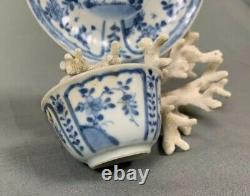 Ca Mau Shipwreck Cargo Bird and Insect Tea Bowl and Saucer c1725