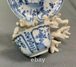 Ca Mau Shipwreck Cargo Bird and Insect Tea Bowl and Saucer c1725