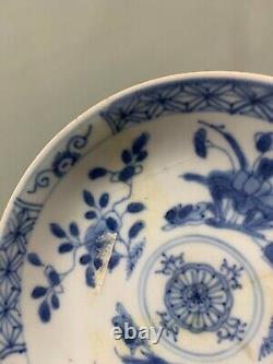 Ca Mau Shipwreck Cargo Lotus and Flowerhead Saucer Dish c1725