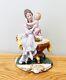 Capodimonte Italian Porcelain Hand Painted Mother And Baby Figure