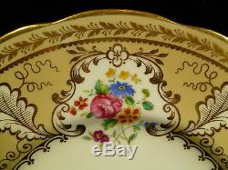 Cauldon England Hand Painted & Gilt Porcelain Cabinet Plate For Tiffany & Co. Ny