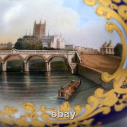 Chamberlain Worcester Vase Worcester Cathedral River Severn View c1840