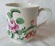 Charming Antique Continental Porcelain Tankard, Hand Painted Floral Design