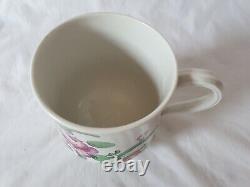 Charming Antique Continental Porcelain Tankard, Hand Painted Floral Design