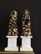 Chelsea House Pair Of Stunning Hand Painted Porcelain Fruit Obliques