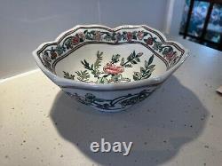 China Pottery Decorative Bowl, Hand Painted