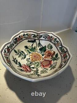 China Pottery Decorative Bowl, Hand Painted