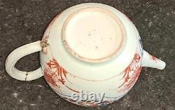 Chinese 18th C Porcelain Teapot with Dutch Amsterdam Bont Decoration C 1740+