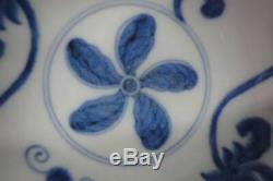 Chinese Antique Blue And White Hand Painting Porcelain Bowl Chenghua