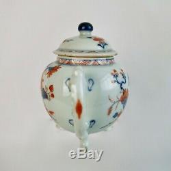 Chinese Export teapot, Imari flowers, Qianlong ca 1750