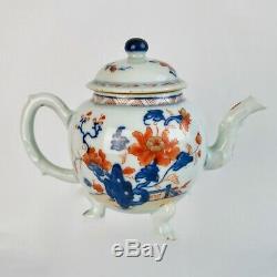 Chinese Export teapot, Imari flowers, Qianlong ca 1750