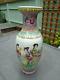 Chinese Famille Rose Hand Painted Vase Poem To Side Plus Signed Very Beautiful