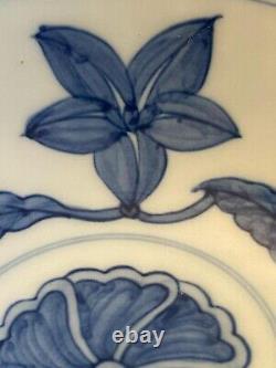 Chinese Porcelain Blue and White Ceramic Handpainted Signed Bowl China