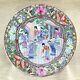 Chinese Porcelain Charger Plate Hand Painted Canton Famille Rose Vintage China