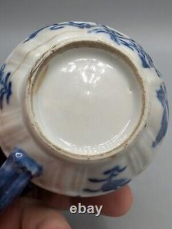 Chinese Qianlong Porcelain Custard Cup & Lid, 18th Century, Export, Blue & White