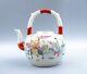 Chinese Teapot Porcelain Famille Rose Marked Tongzhi Of The Period 1862 1874
