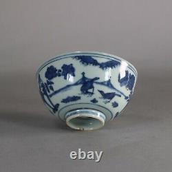 Chinese blue and white bowl, Ming (1368-1644)