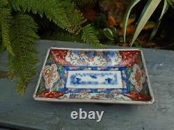 Chinese imari dish hand painted good size and colours