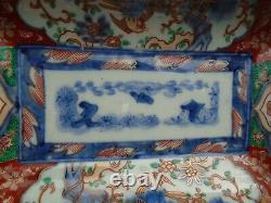 Chinese imari dish hand painted good size and colours