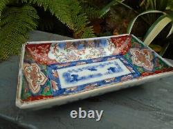 Chinese imari dish hand painted good size and colours