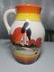 Clarice Cliff Bizarre Wedgwood Farmhouse Hand Painted Lotus Jug L26b