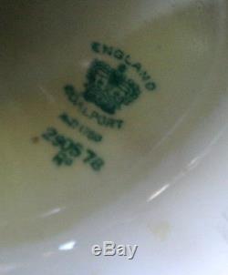 Coalport England Pair 19th C Hand Painted On Porcelain Vases MAGNIFICENT & RARE