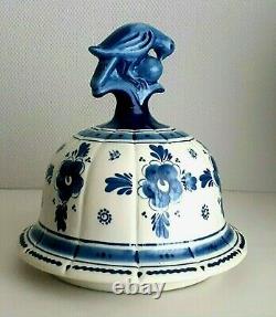 Delft XL Lidded Vase 17.7 Inches Ginger Jar Hand Painted