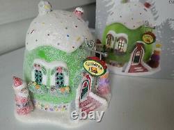 Dept 56 Gumdrop Shop Road & Street Lamps Santa's Sweet Shop North Pole Retired