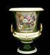 Derby Porcelain Campana Vase C 1820 With Exquisite Hand Painted Floral Bouquet