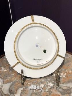 EXCEPTIONAL Antique Hand-Painted Royal Vienna Porcelain Plate Raised Gold WAGNER