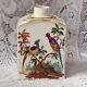 Early 18th Century Meissen Tea Caddy, Hand Painted Exotic Birds C1700s