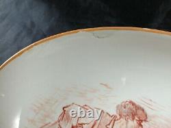 Early Wedgwood Hand Painted Dish. Signed L. Hall 1870