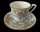 England Fine Bon China Handpainted Numbered Worcester Coffee Cup And Saucer