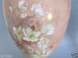 Exquisite 19th Century Doulton Burslem Hand Painted Pair Of Vases Signed