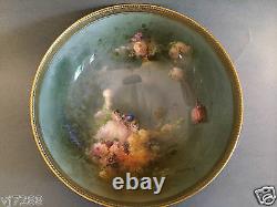 Exquisite Antique Royal Doulton Hand Painted Bowl Percy Curnock