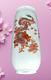 Exquisite Chinese Red And White Porcelain Hand Painting Dragon Vase Decor