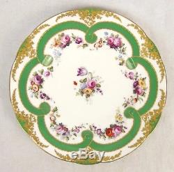 Exquisite Hand Painted Porcelain Plate, Sevres Style Late 1700s
