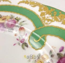 Exquisite Hand Painted Porcelain Plate, Sevres Style Late 1700s