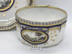 FAB! Rare! Nymphenburg Porcelain Pearl King Service Espresso Cup & Saucer