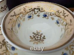 FINE ANTIQUE SPODE FELSPAR PORCELAIN HAND PAINTED Trio Cup Saucer C. 1823 Ex Con