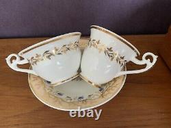 FINE ANTIQUE SPODE FELSPAR PORCELAIN HAND PAINTED Trio Cup Saucer C. 1823 Ex Con