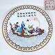 Fine Chinese Hand Painted Porcelain Plate The Eight Immortals Rare 24 Cm Signed